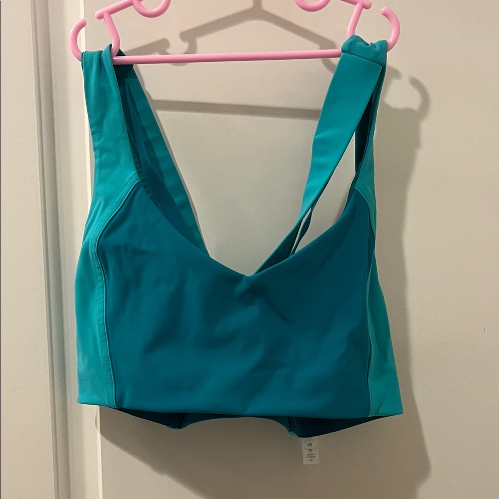 Lululemon Athletica Teal Crop Top